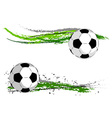 Football border vector image