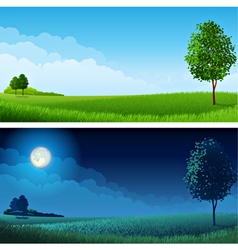 Summer landscape Summer landscape vector image