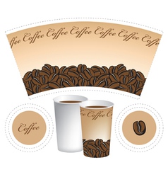 Paper cup vector image