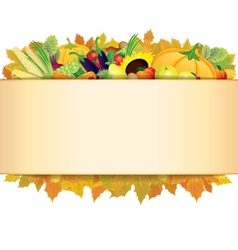 Autumn Thanksgiving Background EPS 10 vector image