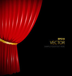 Curtain vector image