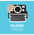 Polaroid Camera vector image