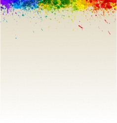 Paint splashes artwork vector image