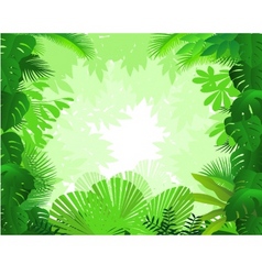 Forest background vector image