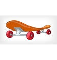 Cartoon skateboard vector image