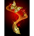 Smoke and butterfly vector image