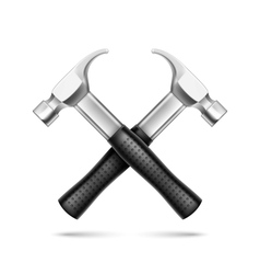 Crossed Hammers vector image