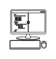Html programming code Html programming code vector image