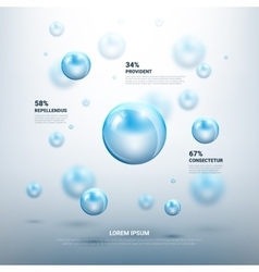 Abstract molecules background Abstract molecules background vector image
