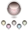 Iris button collection Iris button collection vector image