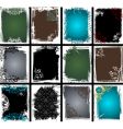 Grunge frame collection vector image