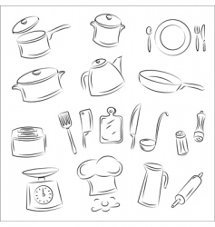 Kitchen vector image