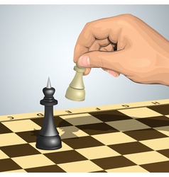 Pawn attack Pawn attack vector image