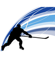 Hockey background vector image