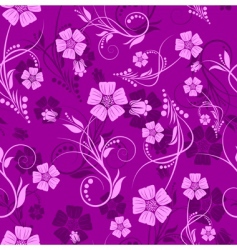 Floral background vector image