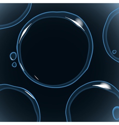 Background of water drops vector image
