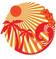 Tropical island vector image
