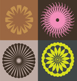 Optical collection from round elements vector image
