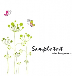 Spring background vector image