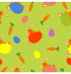 Seamless easter bacground vector image