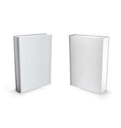 Blank book Blank book vector image