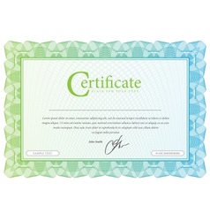 Pattern that is used in currency and diplomas vector image