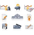 Bank icons vector image