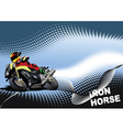 Iron horse vector image