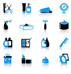 Hygiene icons vector image