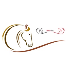Horse vector image