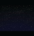 Starry sky vector image