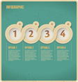 Abstract infographic design template vector image