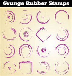 Grunge stamps vector image