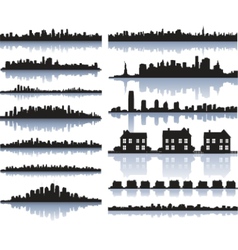 City skyline vector image