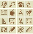 Design elements for school and university vector image