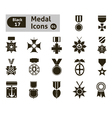 Award and medal icons vector image