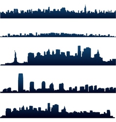 City skyline vector image