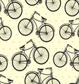 Hipster bike patern resize Hipster bike patern resize vector image