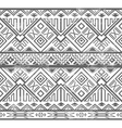 Abstract geometric seamless aztec pattern vector image