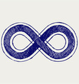 Infinity symbol vector image