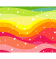 Rainbow background vector image