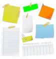 Note papers vector image