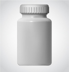 Pill bottle vector image