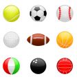Sport balls vector image