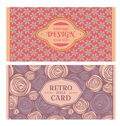 Frames in retro style vector image