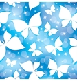 Pattern with butterflies vector image
