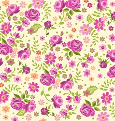 Cream rose background vector image
