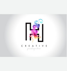 Sb vibrant creative leter logo design Royalty Free Vector