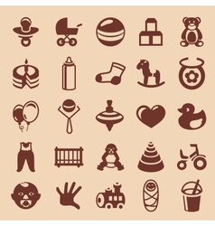 Design elements for children and kids vector image