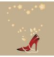 Woman's shoe vector image